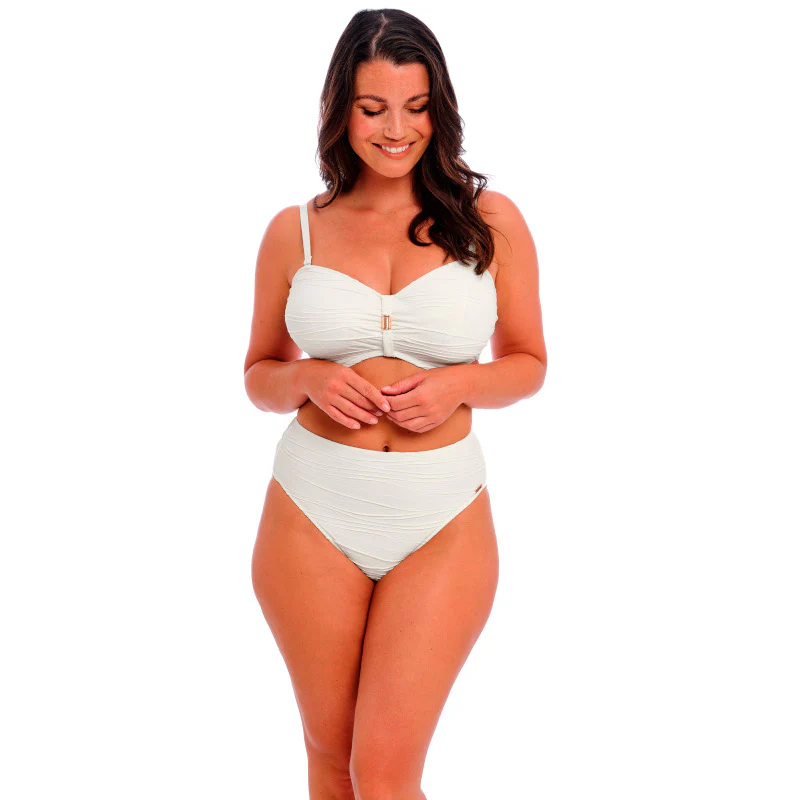 Beach Waves Bandeau Bikini Top Linen - Fantasie Swim - Image 4
