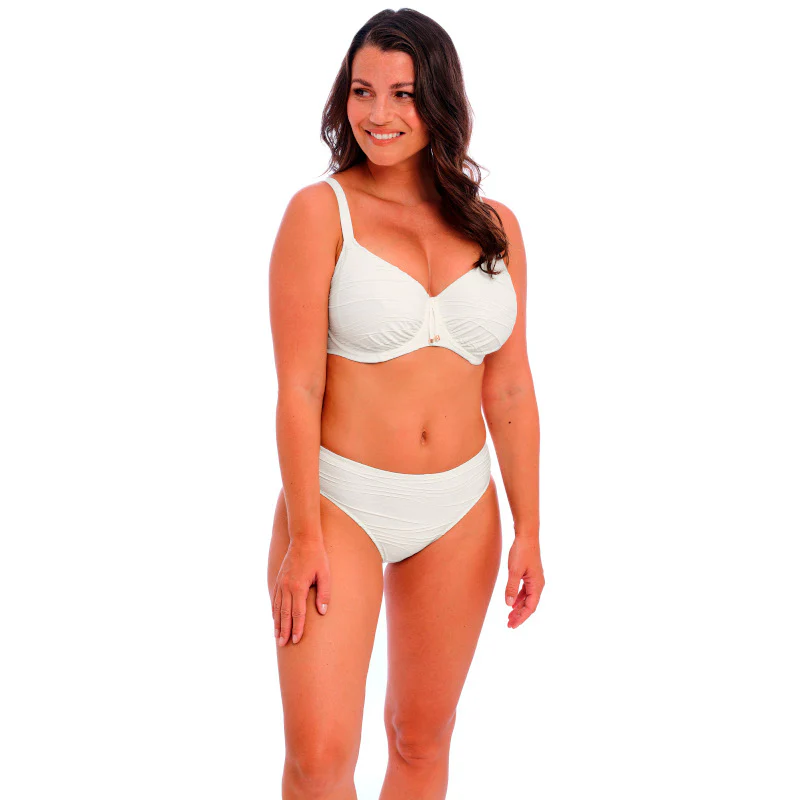 Beach Waves Mid Rise Bikini Brief Linen - Fantasie Swim - Image 3
