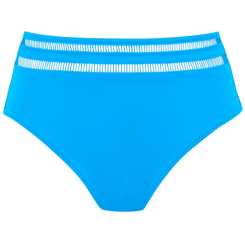 East Hampton High Waist Bikini Brief Blue Diamond - Fantasie Swim