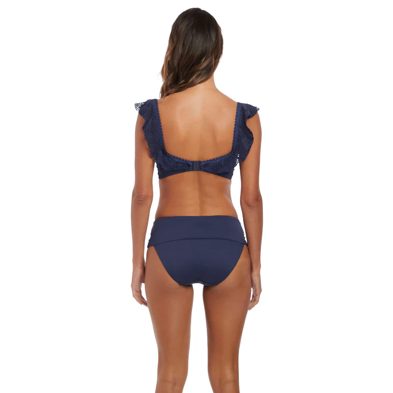 Marseille Twilight Blue Bardot Bikini Top - Fantasie Swim - Image 3