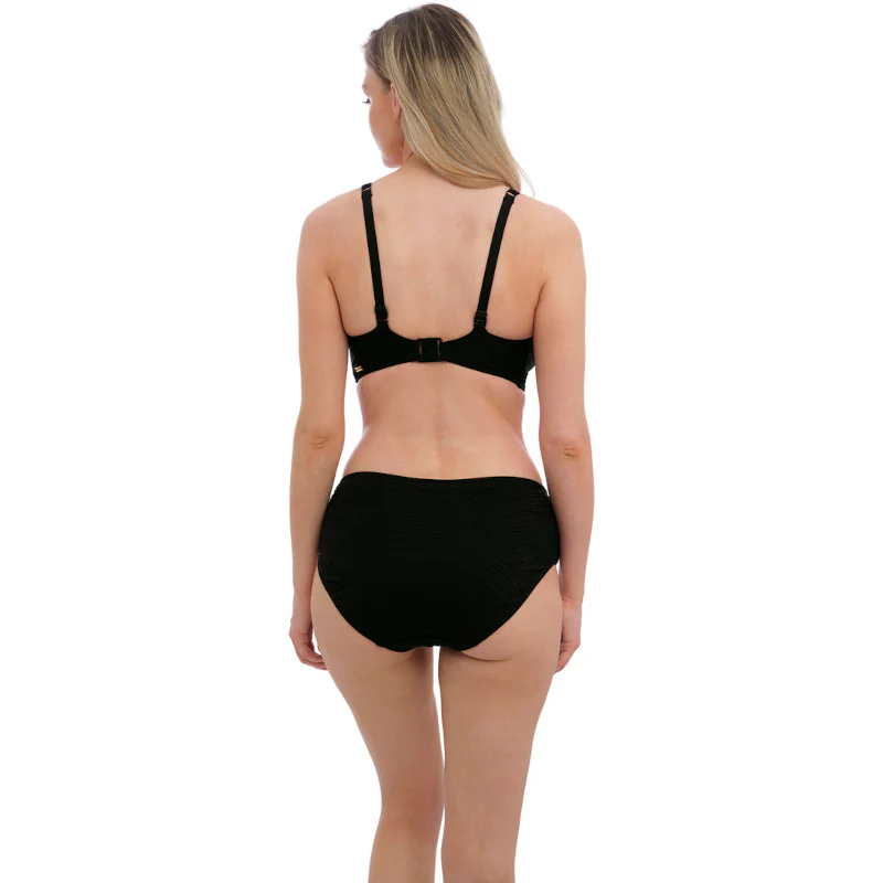 Ottawa Deep Gathered Bikini Brief Black - Fantasie Swim - Image 4