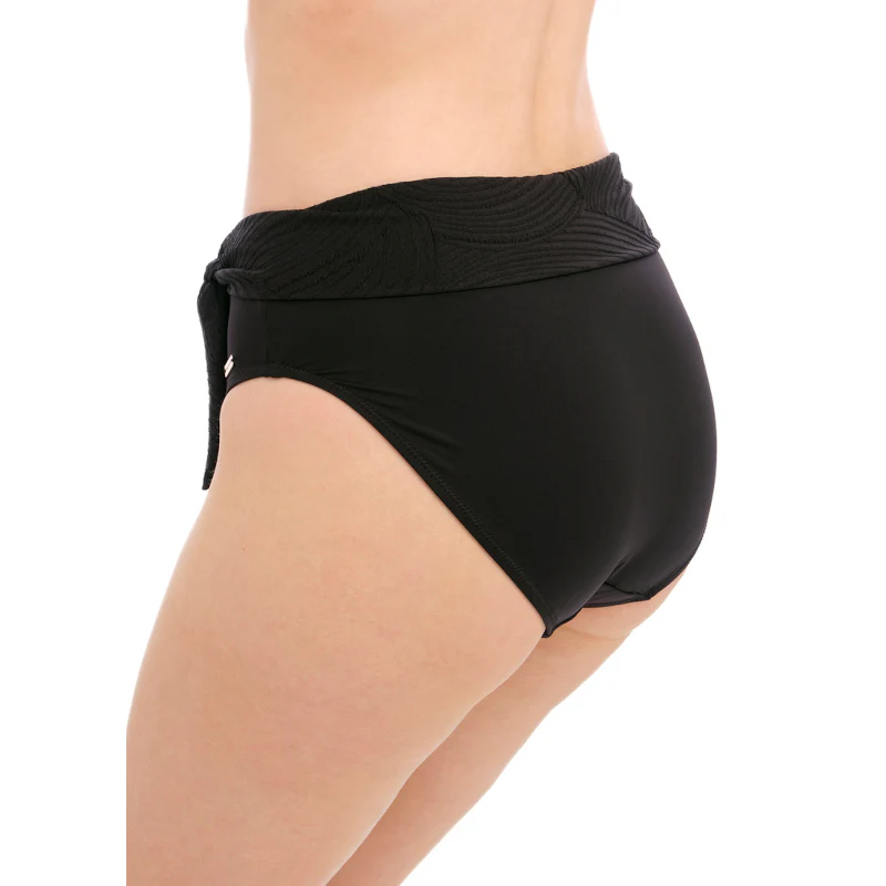 Ottawa High Waist Bikini Brief Black - Fantasie Swim - Image 2
