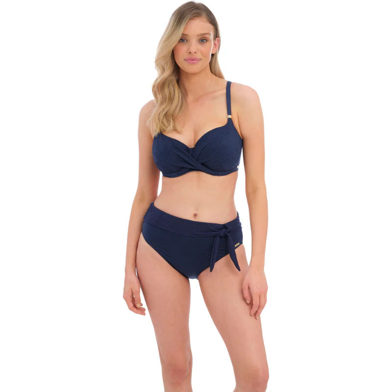 Ottawa High Waist Bikini Brief Ink Blue - Fantasie Swim - Image 3