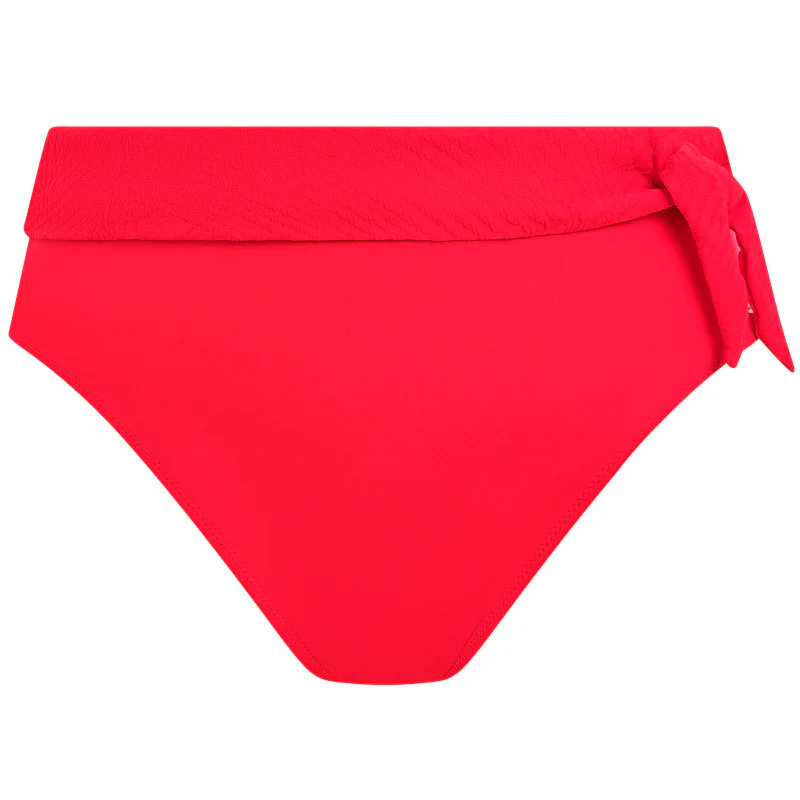 Ottawa High Waist Bikini Brief Red - Fantasie Swim