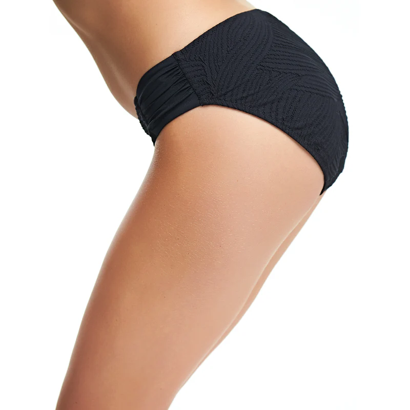Ottawa Mid Rise Bikini Brief Black - Fantasie Swim - Image 2