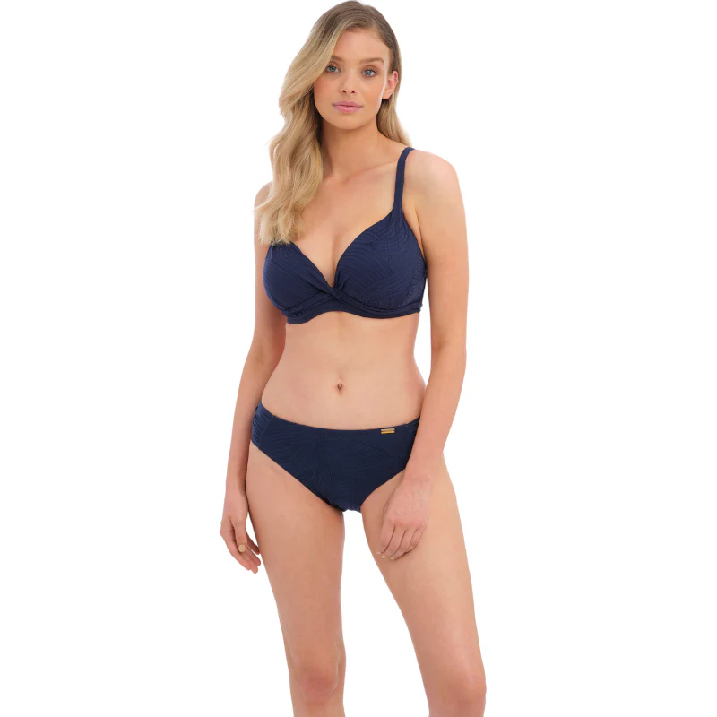 Ottawa Mid Rise Bikini Brief Ink Blue - Fantasie Swim - Image 3