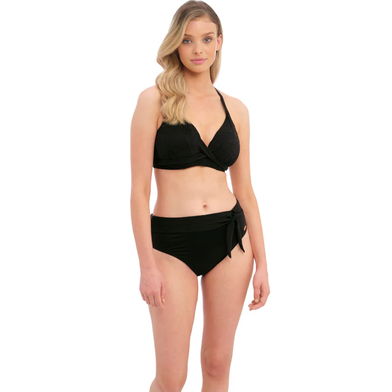 Ottawa Plunge Bikini Top Black - Fantasie Swim - Image 4