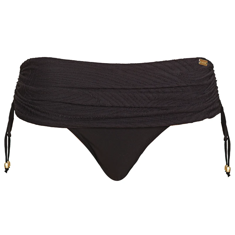 Ottawa Skirted Bikini Brief Black - Fantasie Swim