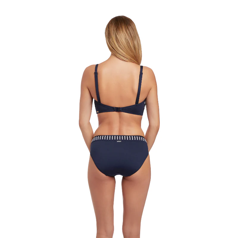 San Remo Ink Blue Multiway Bandeau Bikini Top - Fantasie Swim - Image 4