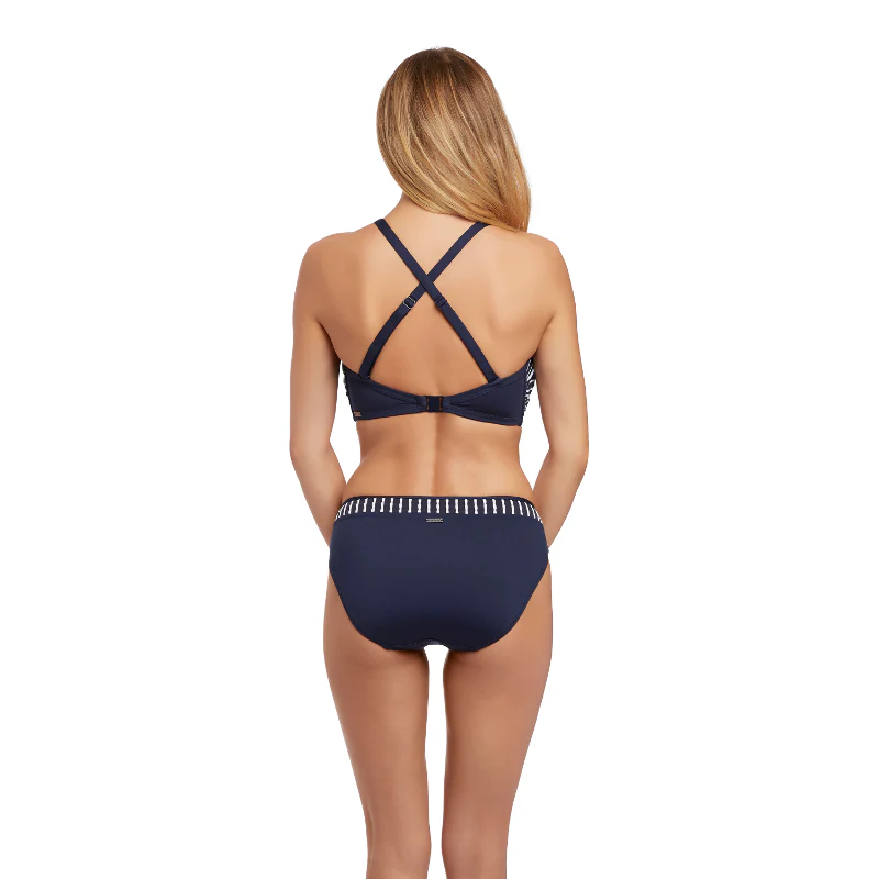 San Remo Ink Blue Multiway Bandeau Bikini Top - Fantasie Swim - Image 5