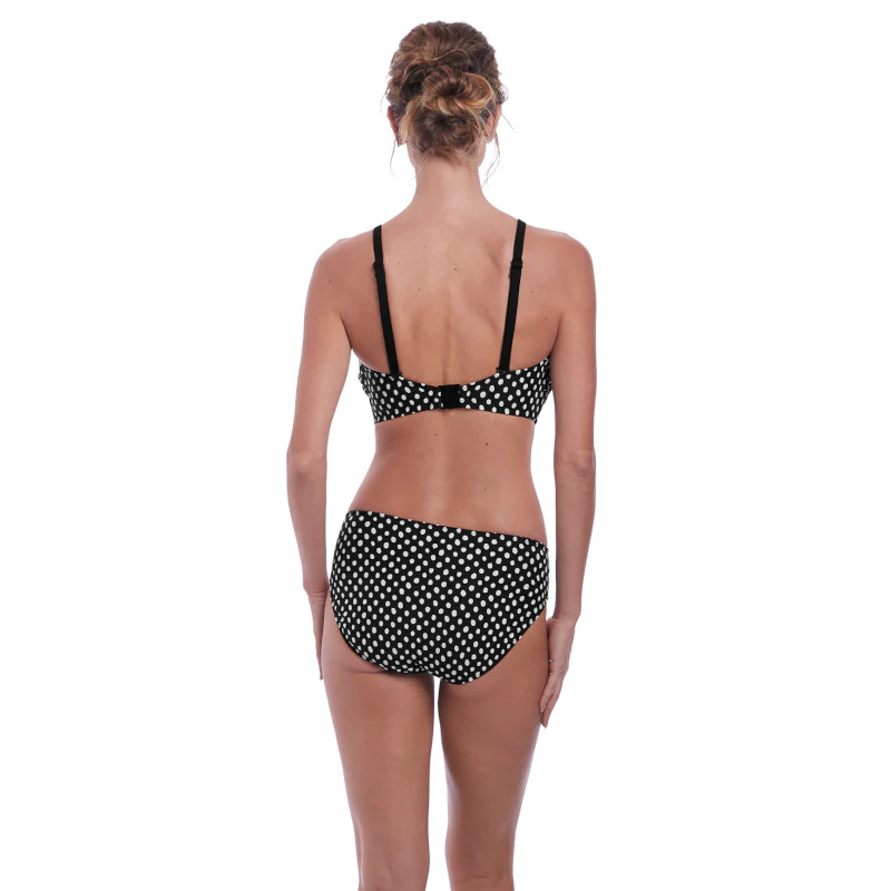 Santa Monica Bandeau Multiway Bikini Top Black White - Fantasie Swim - Image 3