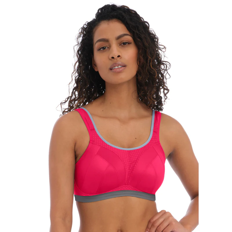 Freya Dynamic Soft Cup Sports Bra Hot Crimson Red - Image 2