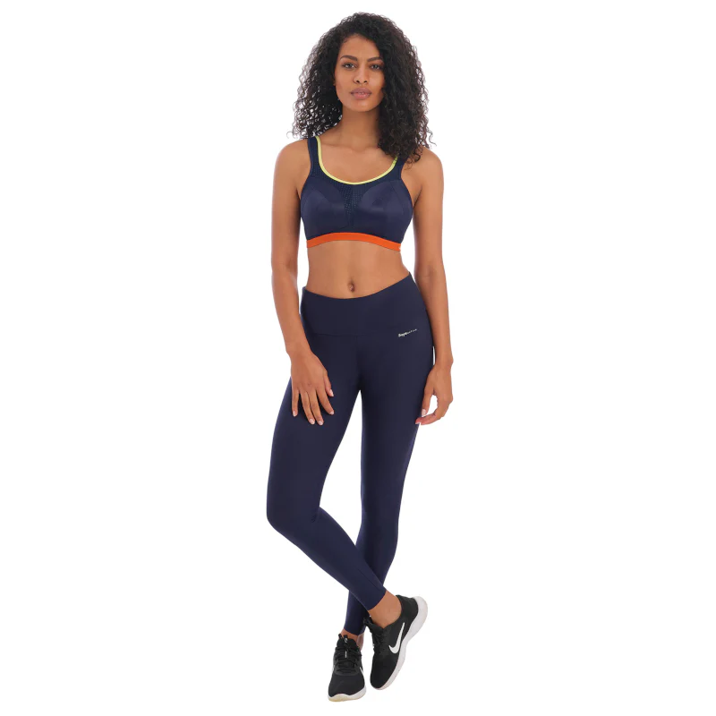 Freya Dynamic Soft Cup Sports Bra Navy Spice Blue - Image 2