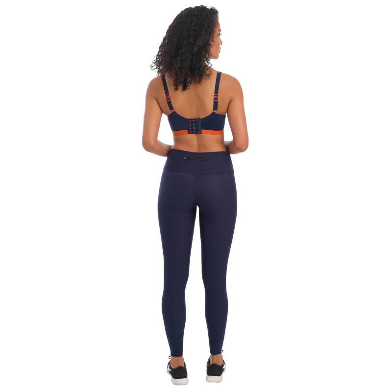 Freya Dynamic Soft Cup Sports Bra Navy Spice Blue - Image 3