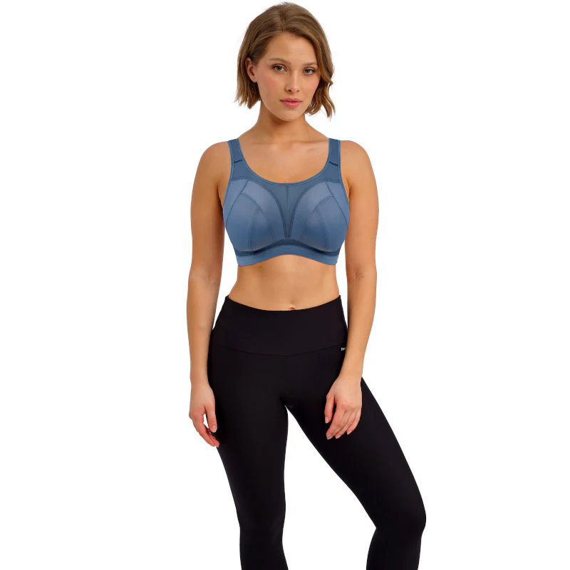 Freya Dynamic Soft Cup Sports Bra Steel Blue - Image 2