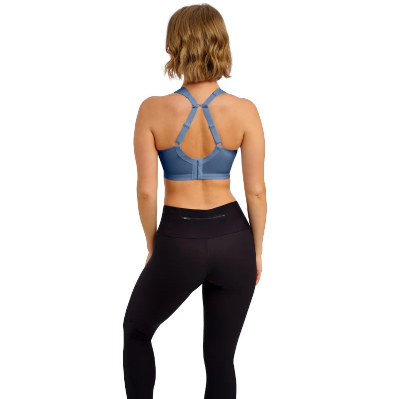 Freya Dynamic Soft Cup Sports Bra Steel Blue - Image 4