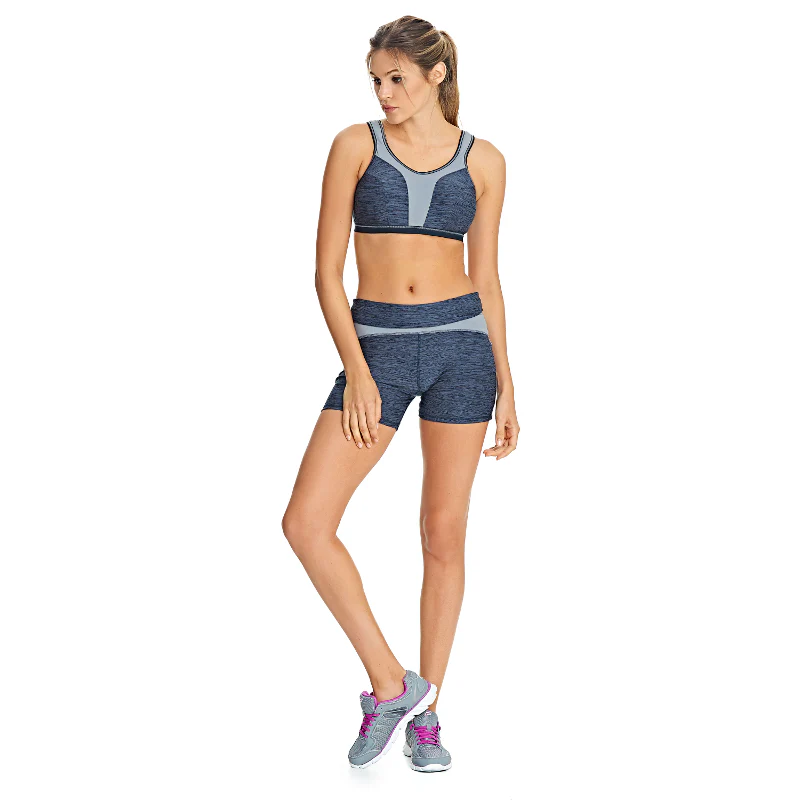 Freya Active Force Total Eclipse Blue Crop Top Sports Bra - Image 2