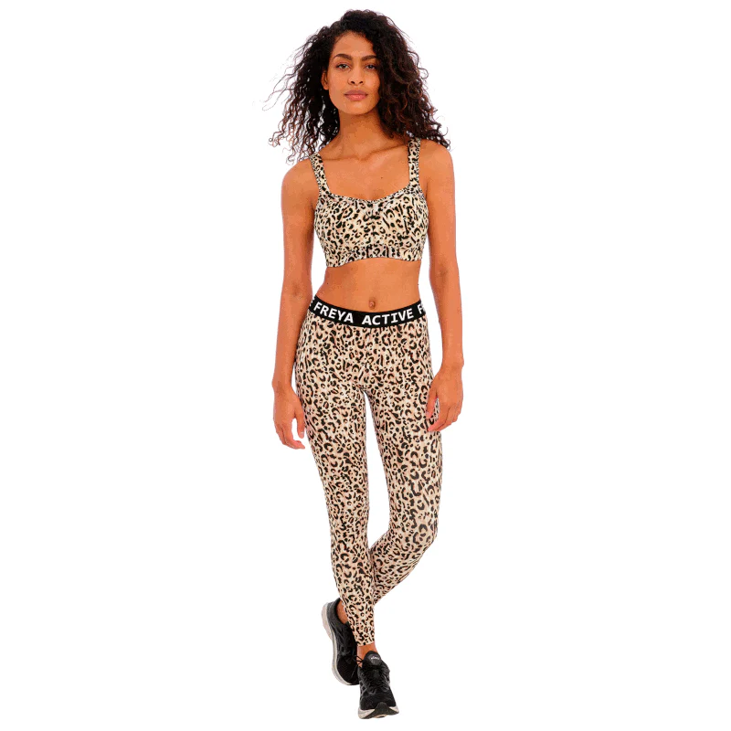 Freya High Octane Sports Bra Pure Leopard Print - Image 2