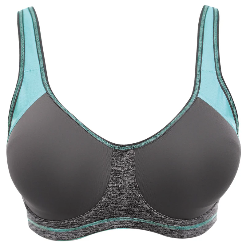 Freya Sonic Moulded Sports Bra Carbon Grey Blue
