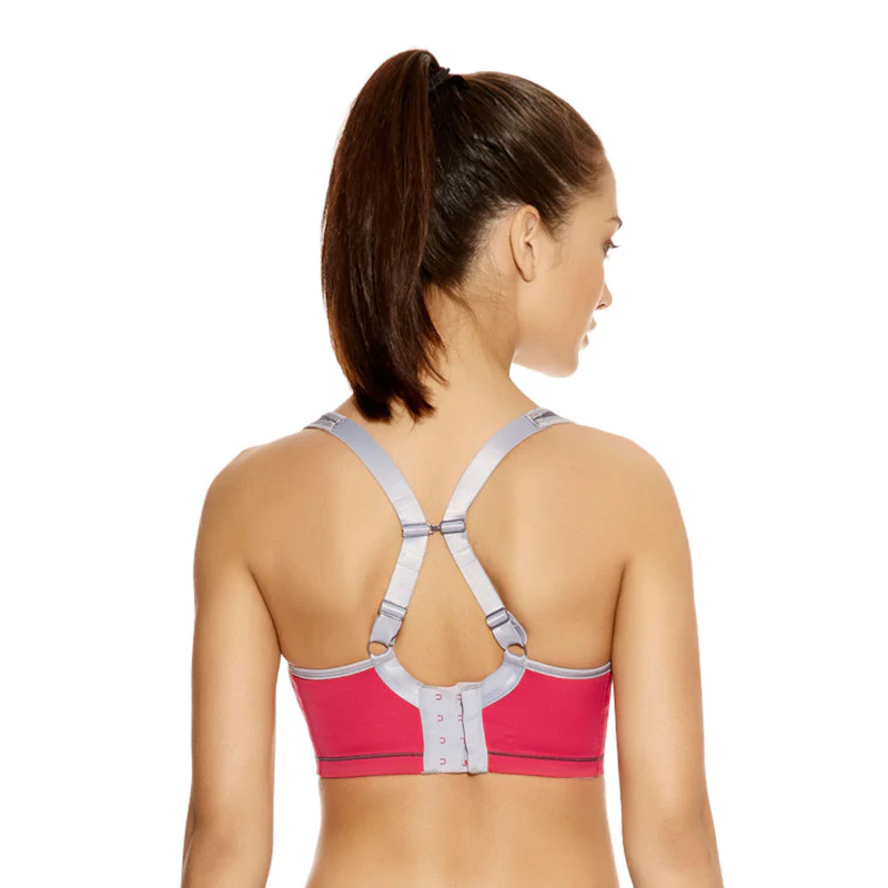 Freya Sonic Moulded Sports Bra Crimson Red - Image 4