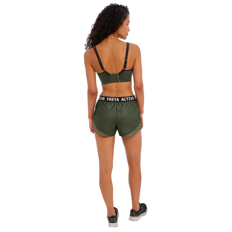 Sonic Moulded Sports Bra Khaki Green - Freya - Image 3