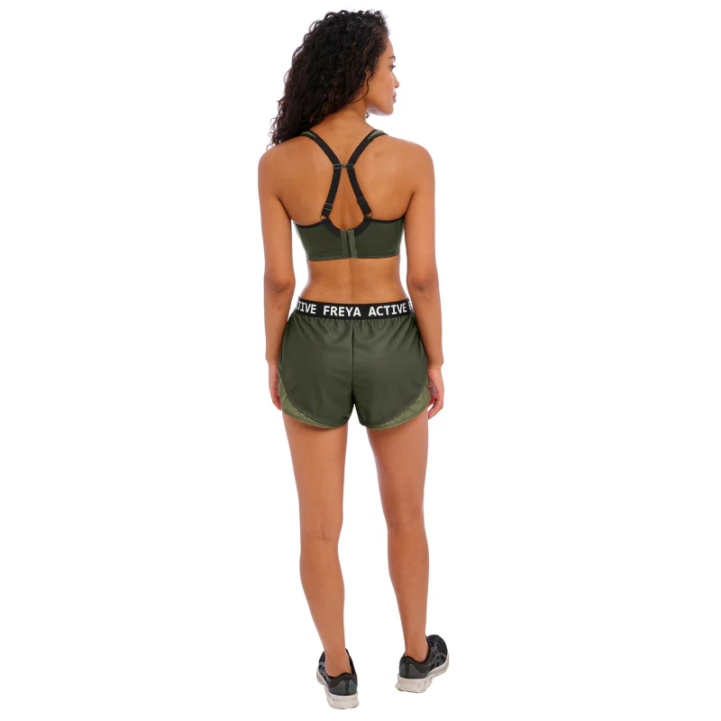 Sonic Moulded Sports Bra Khaki Green - Freya - Image 4