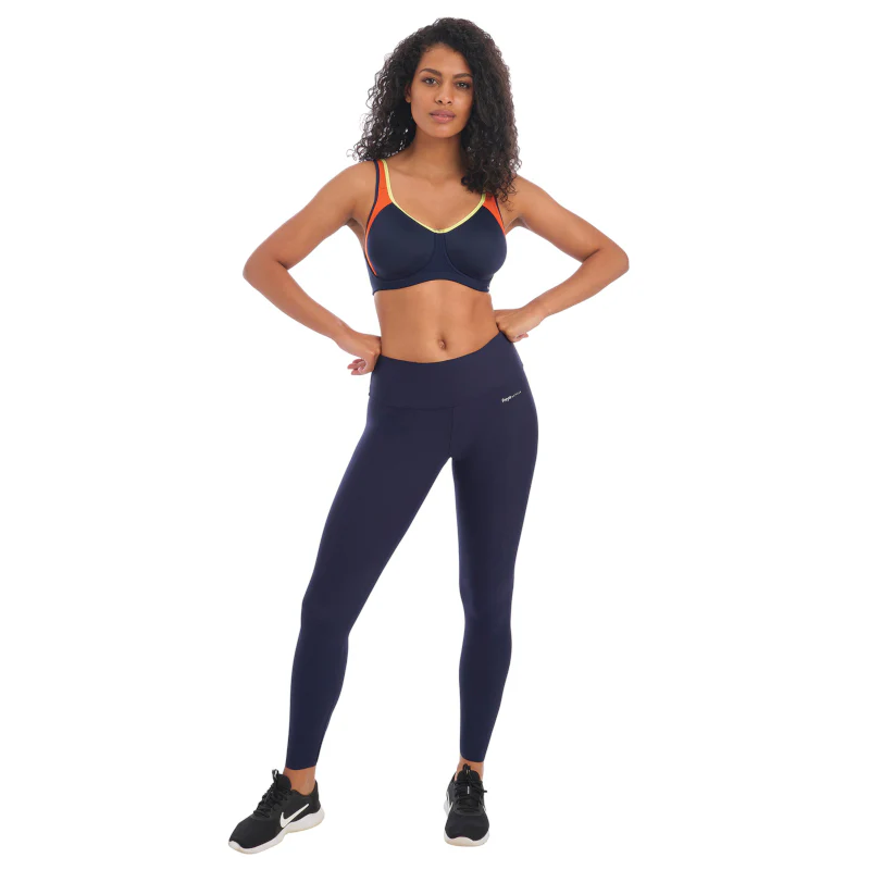 Freya Sonic Moulded Sports Bra Navy Spice Blue - Image 2