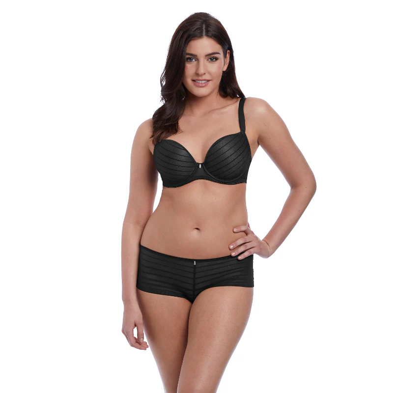 Cameo Moulded Plunge Bra Black - Freya - Image 2