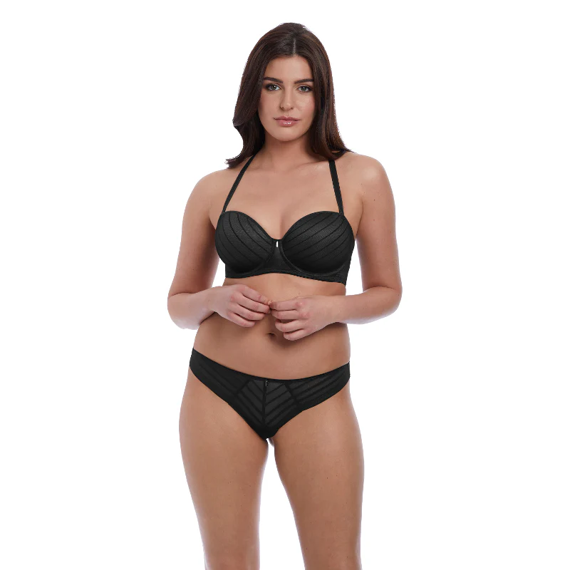 Cameo Strapless Bra Black - Freya - Image 6