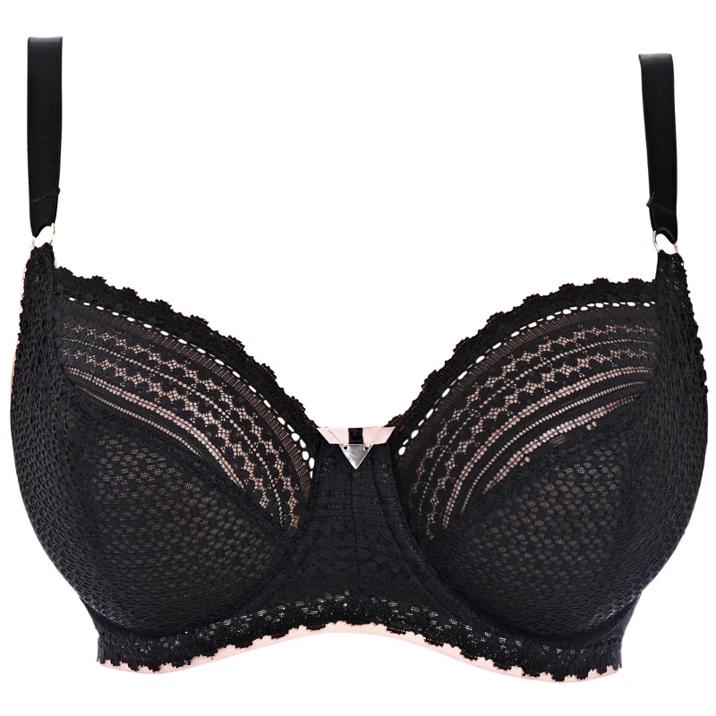 Daisy Lace Noir Black Balcony Bra - Freya