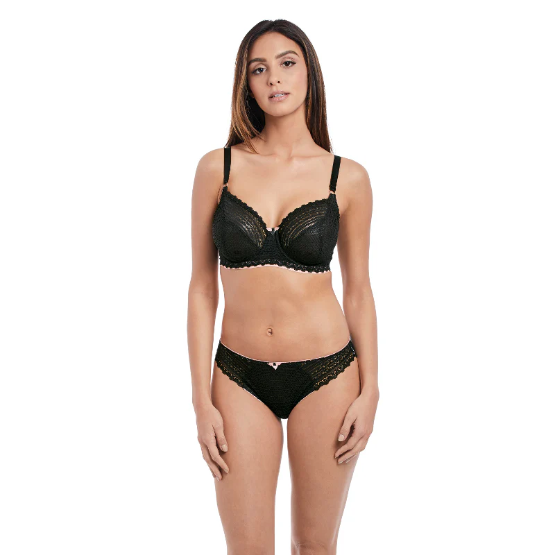 Daisy Lace Noir Black Balcony Bra - Freya - Image 2