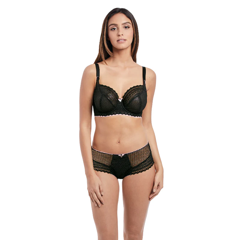 Daisy Lace Noir Black Balcony Bra - Freya - Image 5