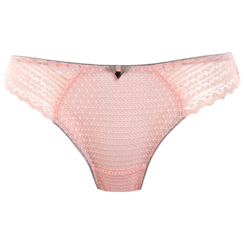 Daisy Lace Blush Pink Brief - Freya