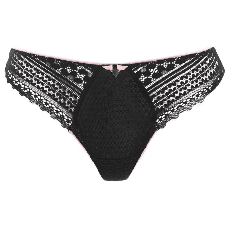 Daisy Lace Noir Black Brief - Freya