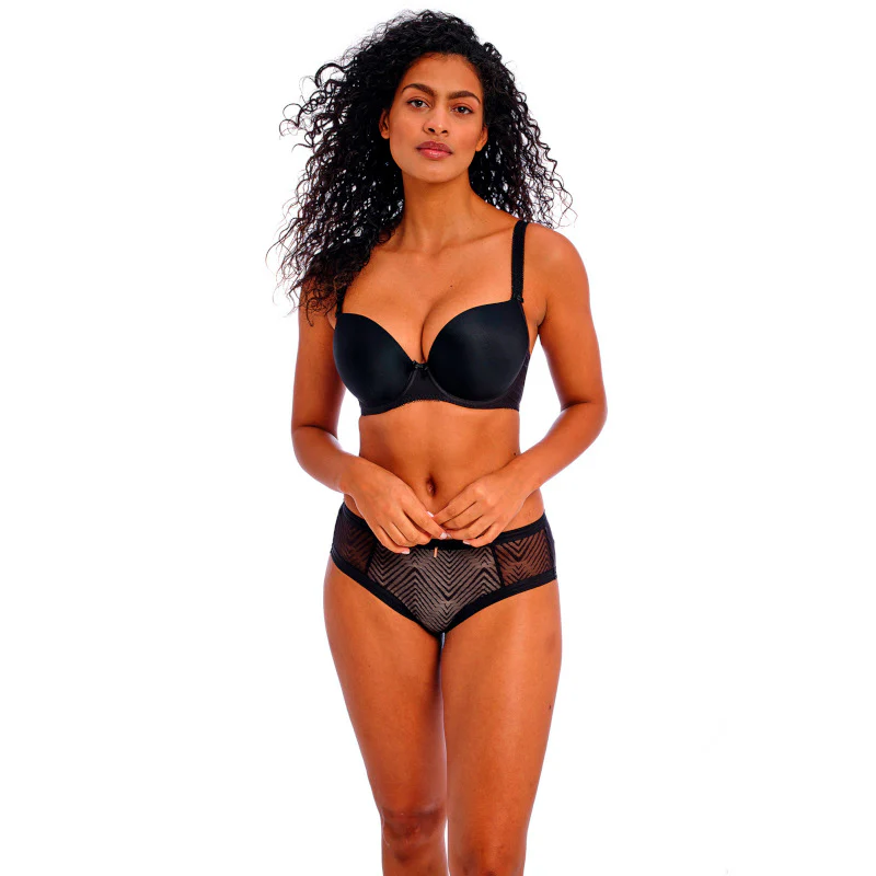 Deco Plunge T-Shirt Bra Black - Freya - Image 3