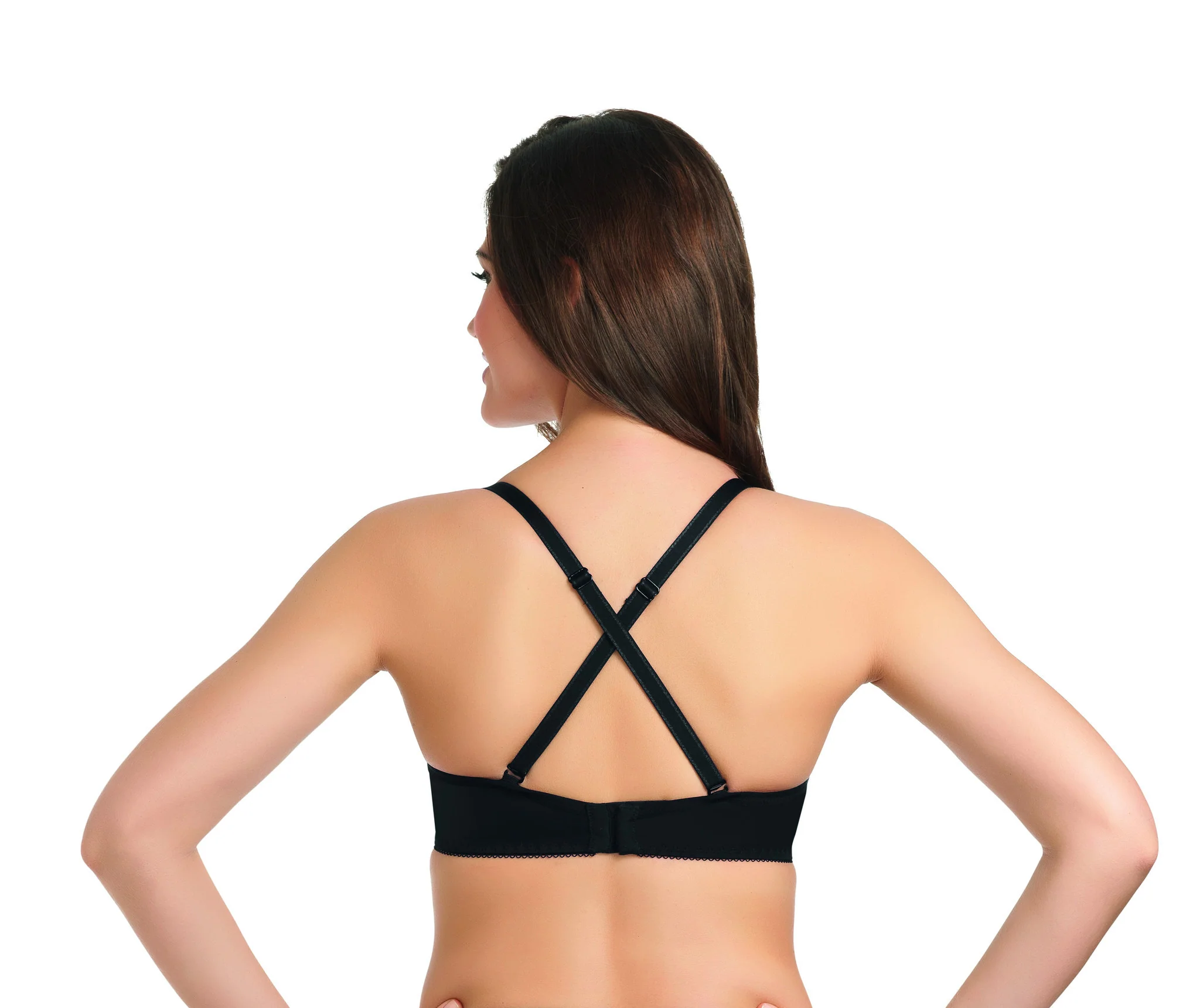 Deco Shape Black Moulded Multiway Bra - Freya - Image 2