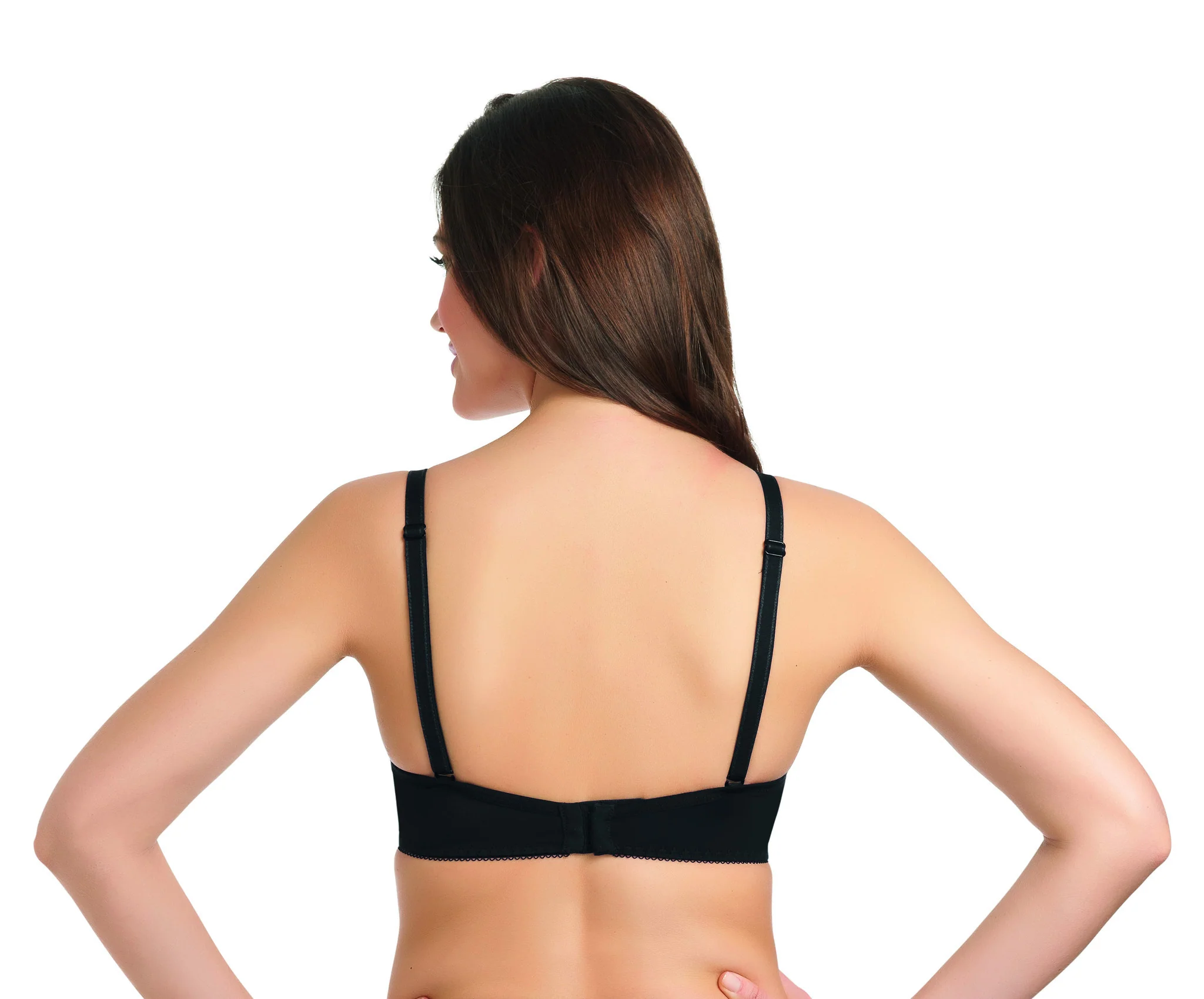 Deco Shape Black Moulded Multiway Bra - Freya - Image 4