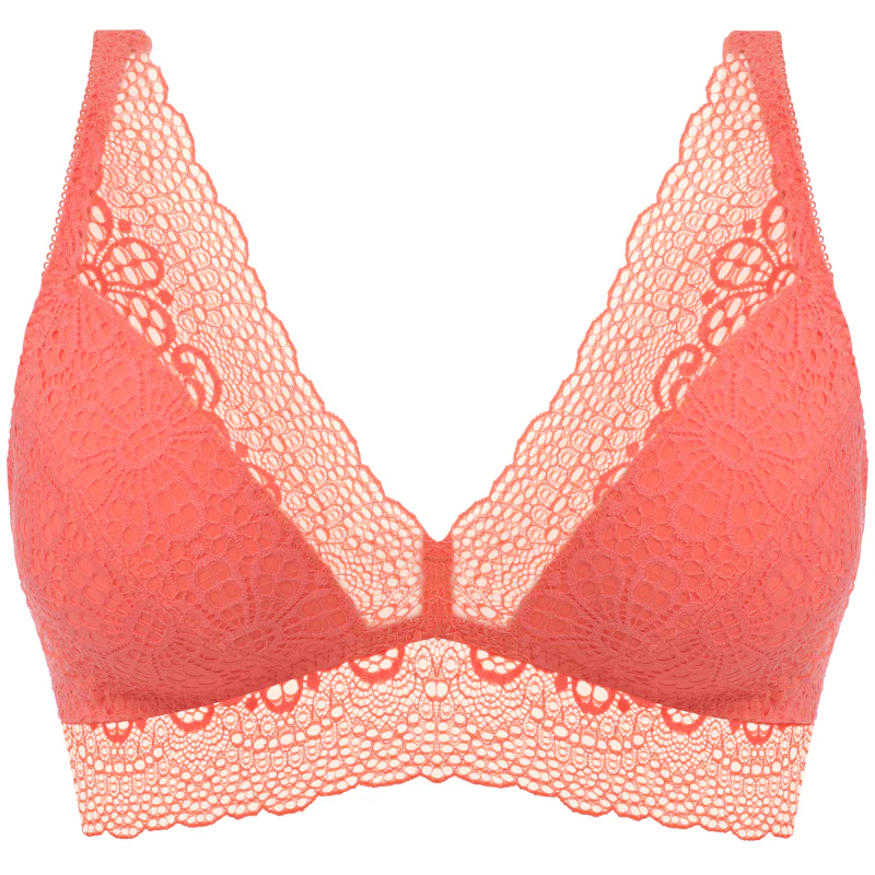 Erin Bralette Hot Coral Pink - Freya