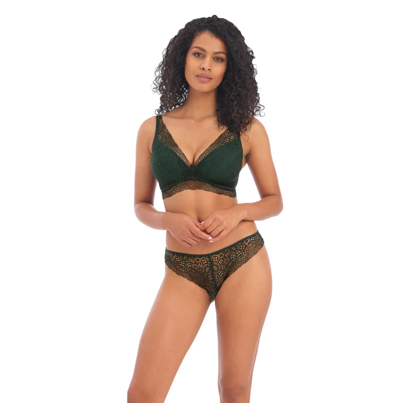 Erin Brazilian Brief Deep Emerald Green - Freya - Image 3