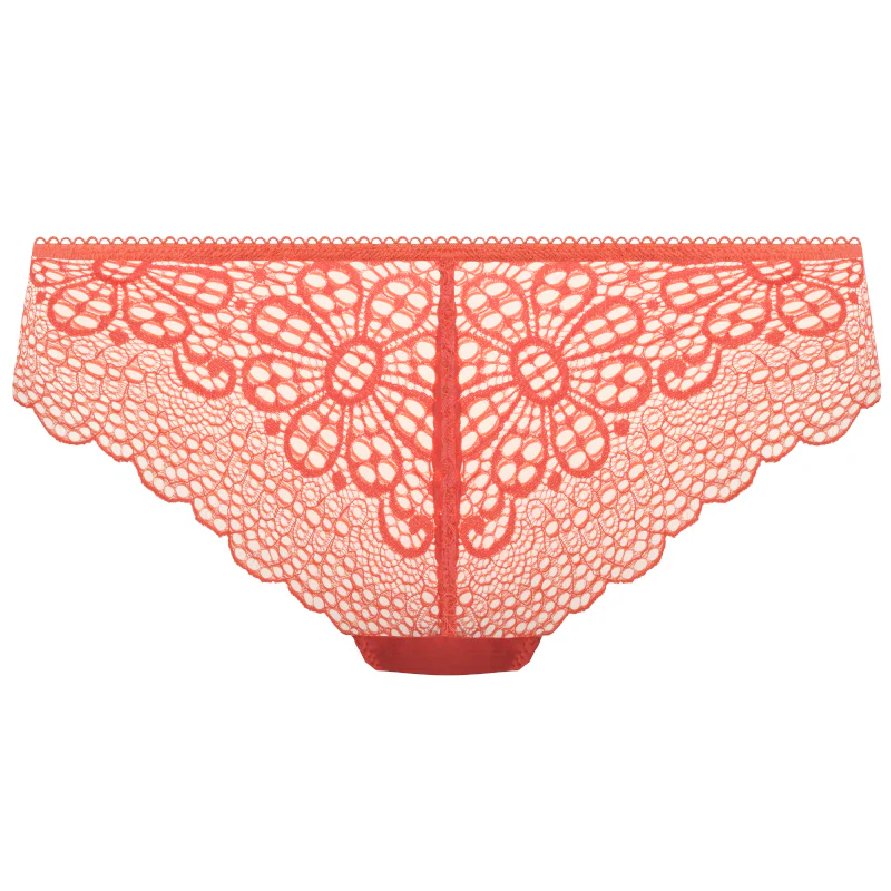 Erin Brazilian Brief Hot Coral Pink - Freya