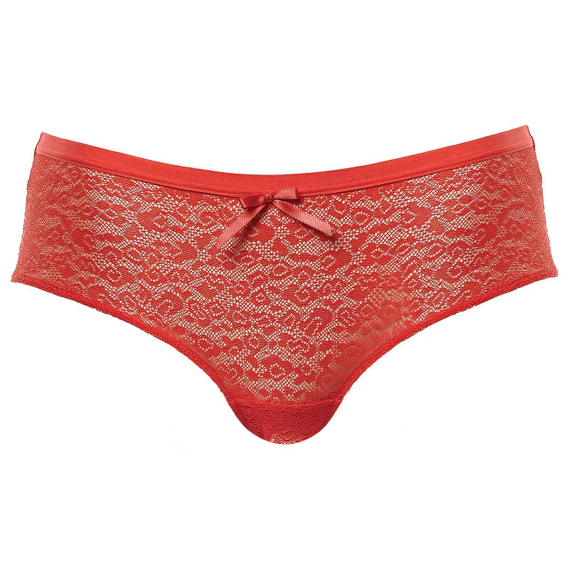Fancies Chilli Red Hipster Short - Freya