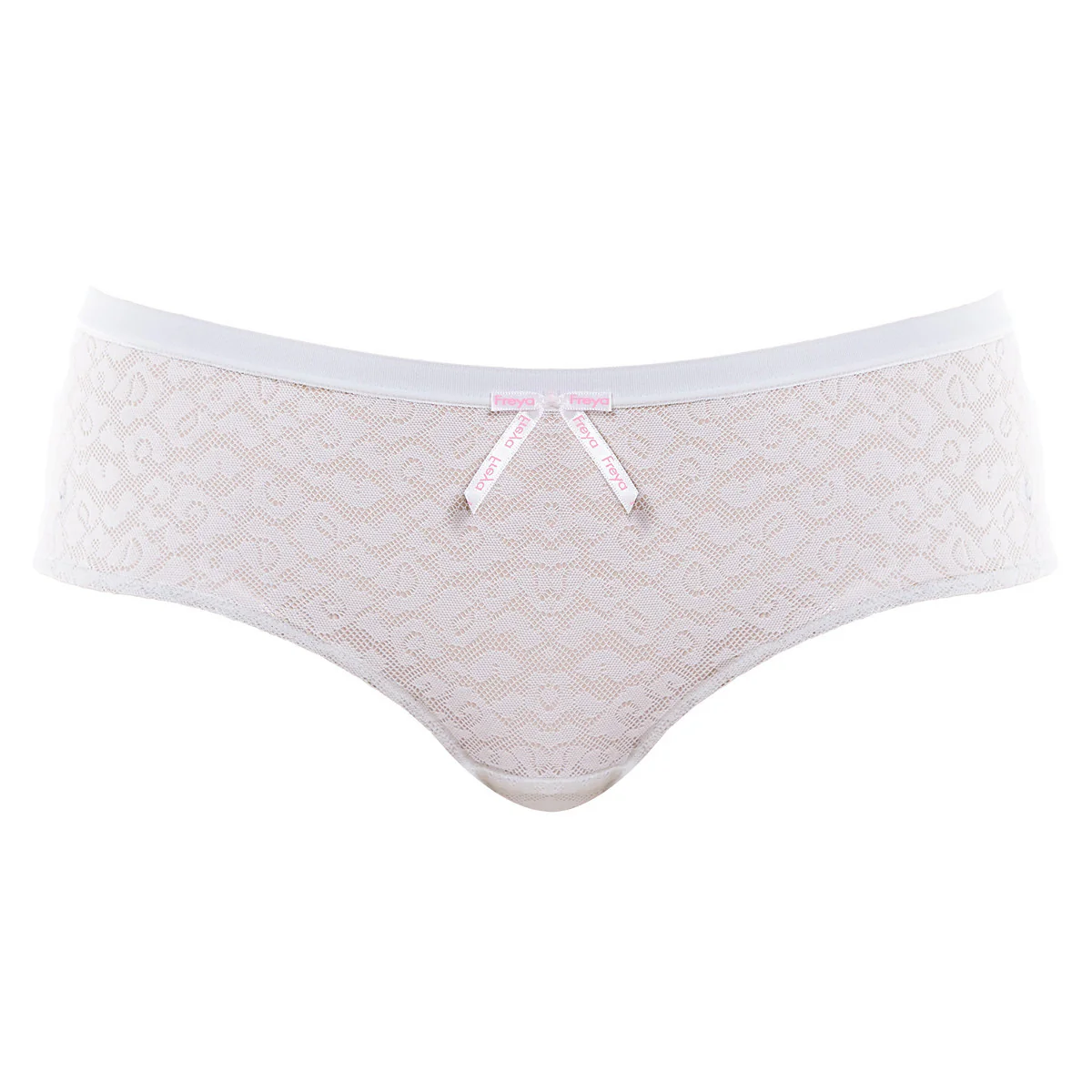 Fancies White Hipster Short - Freya