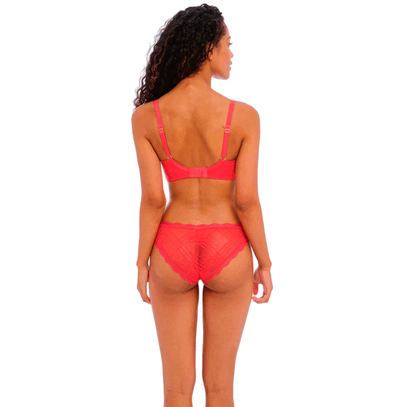 Fatale Moulded Plunge T-Shirt Bra Chilli Red - Freya - Image 3