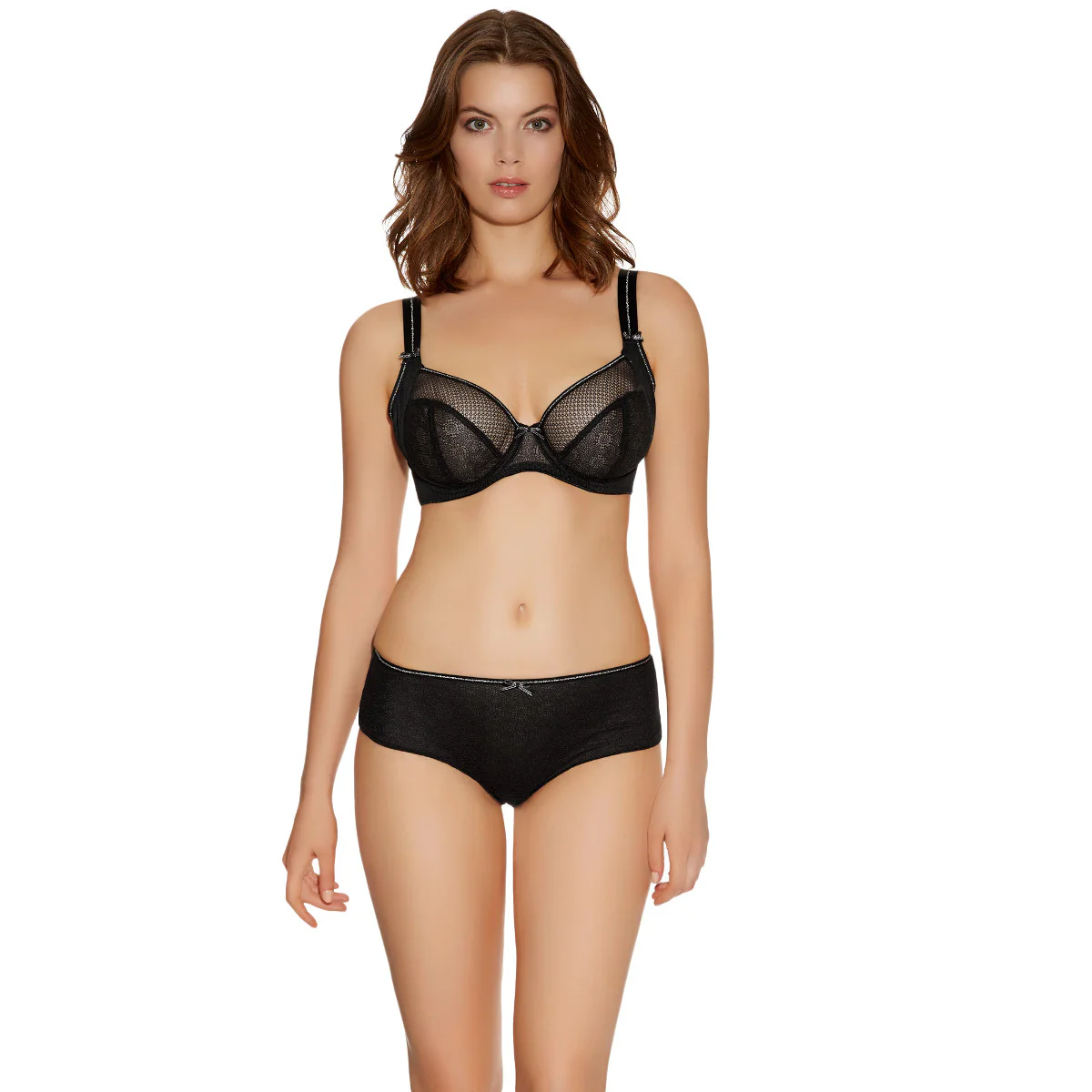Hero Black Side Support Plunge Balcony Bra - Freya - Image 2