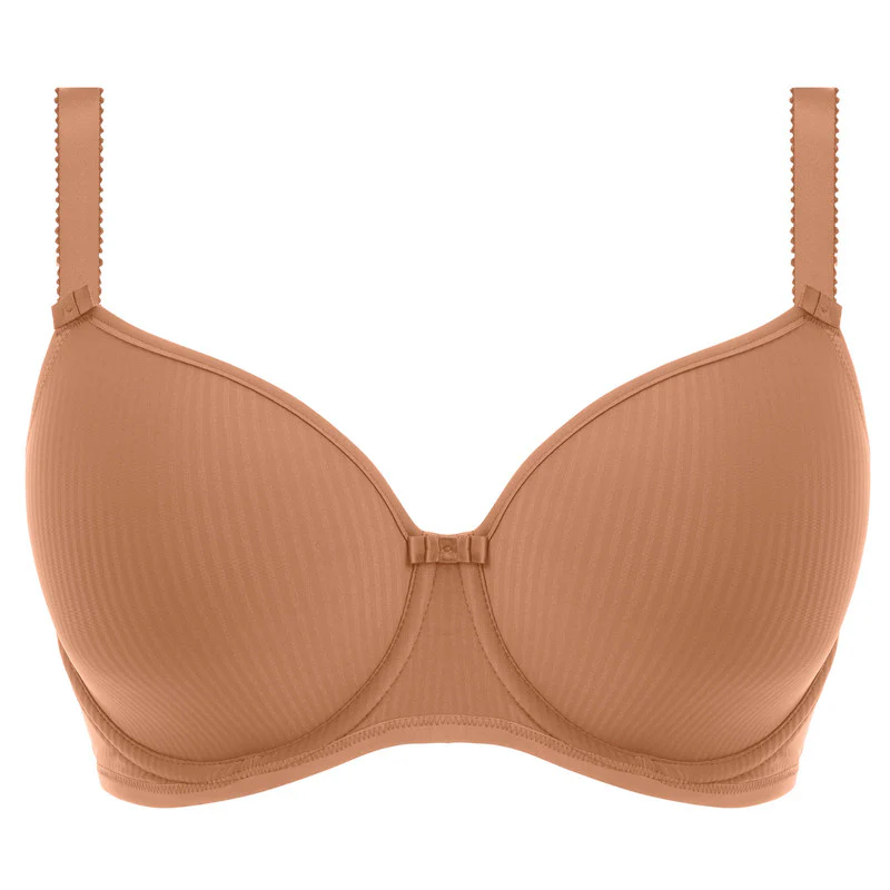 Idol Pin Stripe Balcony Bra Cinnamon Brown - Freya