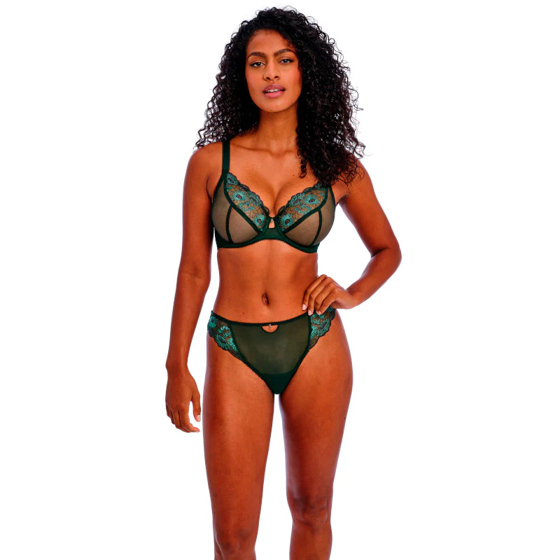 Loveland Plunge Bra Deep Emerald Green - Freya - Image 2