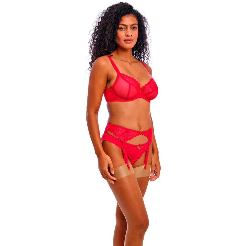 Loveland Suspender Chilli Red - Freya - Image 3