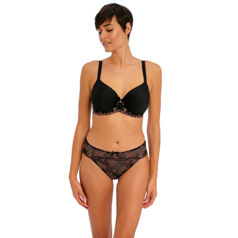 Offbeat Decadence Moulded Spacer Bra Black - Freya - Image 2