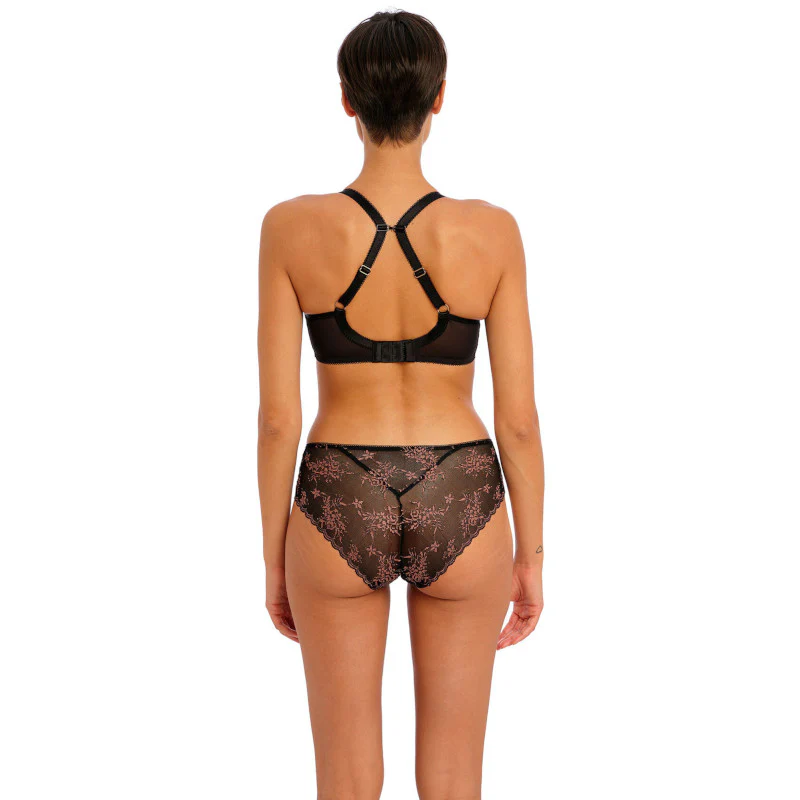 Offbeat Decadence Moulded Spacer Bra Black - Freya - Image 4