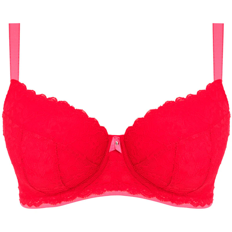 Offbeat Padded Half Cup Bra Chilli Red - Freya